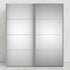 Verona Sliding Wardrobe 180cm in Oak with Mirror Doors with 2 Shelves